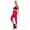 Umstandsleggings 3/4 Baumwolle Schwangerschaft Bauchbund EU Pink M/38