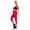Umstandsleggings 3/4 Baumwolle Schwangerschaft Bauchbund EU Pink M/38