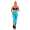MAMA Umstands Leggings 3/4 in Baumwolle; Türkis/L/40