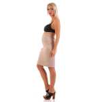 MAMA Umstandsrock Bleistiftrock; Beige 2XL/3XL 44/46