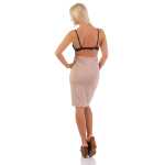MAMA Umstandsrock Bleistiftrock; Beige 2XL/3XL 44/46