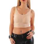 Damen Nahtloser BH Bra Büstenhalter Bequem ohne Bügel Tragekomfort Sport Sport-BH mit Cups, 1512