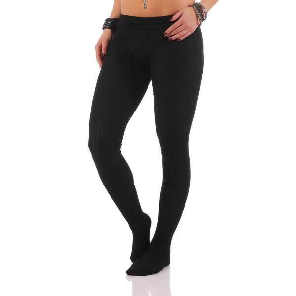 Damen Strumpfhosen Strümpfe Hose Socken; Schwarz 36/38