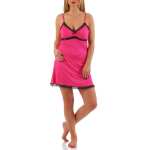 Damen kurzes Negligé mit Cups Nachtkleid Spitze...