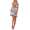 Damen kurzes Negligé mit Cups Nachtkleid Spitze mit Slip;