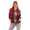 Damen Bomberjacke – Übergangsjacke mit Strickkragen & Patches
