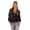 Damen Bomberjacke – Übergangsjacke mit Strickkragen & Patches