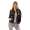 Damen Bomberjacke – Übergangsjacke mit Strickkragen & Patches