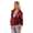 Damen Bomberjacke – Übergangsjacke mit Strickkragen & Patches