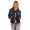Damen Bomberjacke – Übergangsjacke mit Strickkragen & Patches