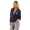 Damen Bomberjacke – Übergangsjacke mit Strickkragen & Patches