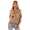 Damen Bomberjacke – Übergangsjacke mit Strickkragen & Patches