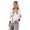 Damen Bomberjacke Jacke mit Patches Übergangsjacke; Ecru M/L
