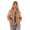 Damen Bomberjacke Jacke mit Patches Übergangsjacke; Beige S/M