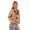 Damen Bomberjacke Jacke mit Patches Übergangsjacke; Beige S/M
