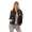Damen Bomberjacke Jacke mit Patches Übergangsjacke; Schwarz XS/S