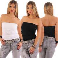 Corsagen Top Bandeau, Minirock;