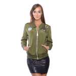 Damen Bomberjacke – Übergangsjacke mit...
