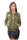 Damen Jacke Bomberjacke mit Patches; Khaki S/M