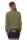 Damen Jacke Bomberjacke mit Patches; Khaki S/M