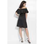 Kleid Elegant Bandeau Rüschen;