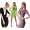 Damen Minikleid mit Kontrast-Ausschnitt – Figurbetontes Stretchkleid aus Viskose