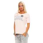 Damen IM COOL T-shirt Locker Rundhals Top Sommer Shirt...