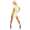 Damen Sexy Minikleid Kleid Dress; Gelb/S M