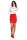 Damen Minirock Rock Skirt; Rot S/M