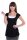 Damen Longshirt Shirt weit geschnitten Top 2 in 1 Optik Schwarz/2XL/3XL 44/46