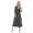Damen Mittellanges Wickelkleid Raffungen V-Ausschnitt 3/4 Ärmel;