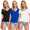 Damen Basic Shirt Bluse V-Ausschnitt ;