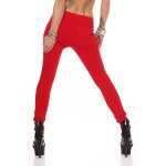 Damen Strechjeans Jeans Hüfthose Slimfit Hose;