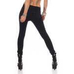 Damen Strechjeans Jeans Hüfthose Slimfit Hose;