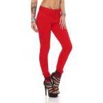 Damen Strechjeans Jeans Hüfthose Slimfit Hose;