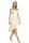 Damen Kleid Trägerkleid Asymmetrisch; Gelb XL (42)