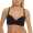 Damen Push-Up BH Bügel-BH mit Schleife und Spitze; Schwarz 70 D