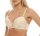 Damen Push-Up BH Bügel-BH mit Schleife und Spitze; Beige 70 D