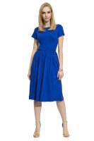 Damen Mittellanges Kleid; Blau L