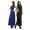 Damen Maxi Neckholder Sommerkleid mit Gürtel;