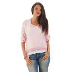 Damen 3/4 Ärmel Bluse  2-in-1 Tunika ink.Top ; S/M