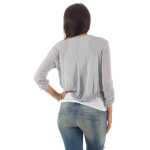 Damen 3/4 Ärmel Bluse  2-in-1 Tunika ink.Top ; S/M