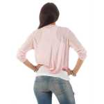 Damen 3/4 Ärmel Bluse  2-in-1 Tunika ink.Top ; S/M