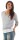 Damen 3/4 Ärmel Bluse 2 teiler Tunika ; Grau S/M