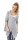 Damen Strickjacke Sweats Poncho Umhang Cardigan Jacke; S/M; Grau