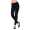 Damen Treggings Jeggings Leggings Hose mit Taschen; Schwarz/XL/2XL 42/44