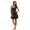 Damen kurzes Satin Negligé Nachtkleid Nachthemd Satin; S M L XL 2XL