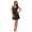 Damen kurzes Satin Negligé Nachtkleid Nachthemd Satin; S M L XL 2XL