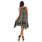Damen Kleid Strandmode Ärmellos Sommerkleid;