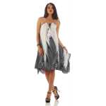 Damen Kleid Strandmode Ärmellos Sommerkleid;